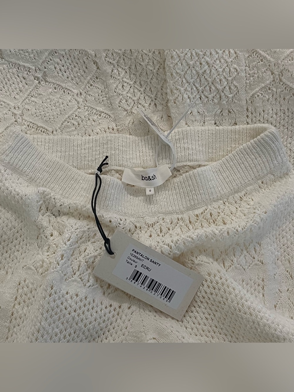 Ba&sh Santy Pointelle stich pants- Size 0 / XS; New with Tags - Picture 6 of 12